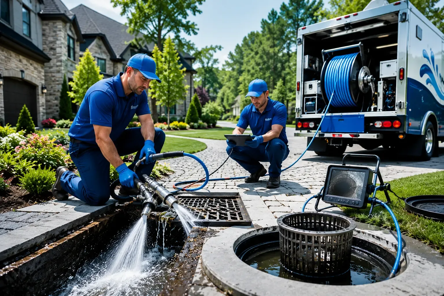 Local outdoor drain cleaning professionals in Happy, TX