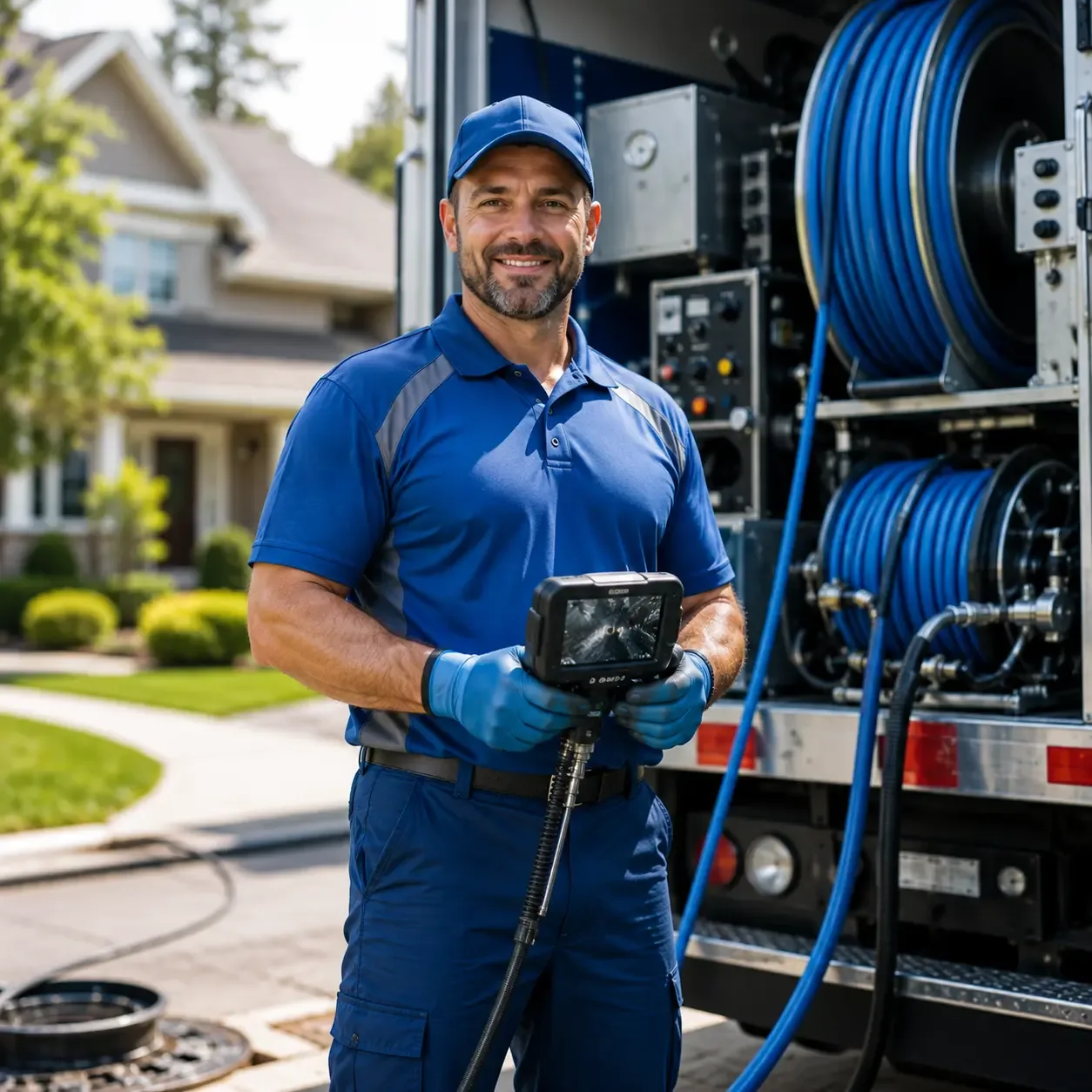 Local outdoor drain cleaning specialists in Happy, TX